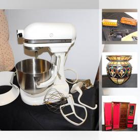 MaxSold Auction: This online auction features ceramics, glassware, laptops, tires, golf clubs, ladders, video games, typewriters, vintage toys, barrels, exercise bike, volleyball set, trophies and much more.