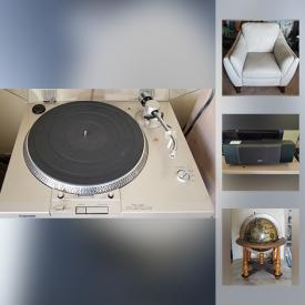 MaxSold Auction: This online auction features lots of fishing lures, rods and reels, IKEA shelving units and dressers, Luke Raffin original art with COA, Medalta crock with lid, LPs, several turntables, surround sound speaker and much more!