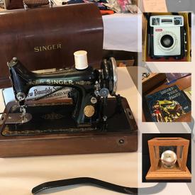 MaxSold Auction: This online auction features a dining set, LP's and 45's, cameras, vintage clothing, Japanese floats, holiday decor and much more!