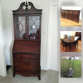 MaxSold Auction: This online auction features sterling silver, Gibbard furniture, African Makonde carvings, original Alma Bergmann watercolor art, washer, dryer, power washer, books, tools, dehumidifier, super furnace, lawn mover, garden tools and much more!