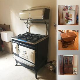 MaxSold Auction: This online auction features wall art, glassware, TV, lamps, washing machine, telescope, shelving, holiday decor, cameras, sports equipment, exercise equipment, treadmill, luggage, coolers and much more.