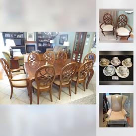 MaxSold Auction: This online auction features India Tree China tea set (Spode), Blue Willow China, Colclough Bone China Tea Set, Chinz china, Vaseline hobnail glass lamp, Wedgewood, sterling silver, Robert Bateman “Summer Morning Pasture” Limited Edition Print and much more!