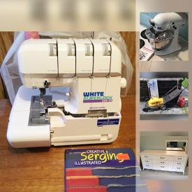 MaxSold Auction: This online auction features a Roomba vacuum, collectors plates, books, glassware, luggage, small kitchen appliances, DVDs, CDs, Nintendo DS, vintage cameras, office supplies, holiday decor, Barbie Dolls, candles, yarn and much more.