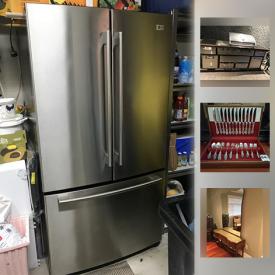 MaxSold Auction: This online auction features stainless steel island grill, stainless steel refrigerator, vintage furniture, silver plate, crystal ware, Coach bags, office items, wooden chest, dishware, treadmill, wine making supplies, outdoor planters, plants in pots, garden decor and much more!