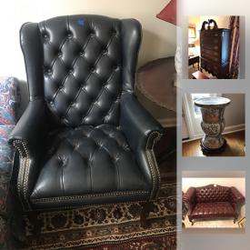 MaxSold Auction: This online auction features books, wall art, shelving, lamps, china cabinets, candle holders, pool table top, bed frames, lawn mower, glass decor, china, stemware, grill, planters and much more.