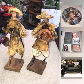 MaxSold Auction: This online auction features lots of dog and cat goodies like harnesses, leashes, figurines, dishes, decor; collectors plates such as Star Trek, Star Wars, Knowles movie plates; Tibet silver rings, bangles and other jewelry and much more!