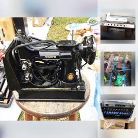 MaxSold Auction: This online auction features vending machines, board games, dolls, TV, scooters, power and hand tools, outdoor furniture, wall art, ladders, shop vac, air compressor, table saw, pressure washer, snow thrower, metal cabinets, weed trimmers, grill, coolers and much more!