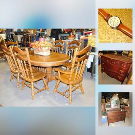 MaxSold Auction: This online auction features Collectibles Art Memorabilia Furniture Tools Sterling Silver Antiques Sporting Equipment Fine China Vintage Jewelry Electronics Rugs Watches and much more!