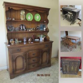 MaxSold Auction: This online auction features vintage Singer sewing table, washer and dryer, matching recliners, walker, Ikea cabinets, books, lamps, shelves, furniture, HP Pavilion monitor, folding chairs, kitchen items, mid-century style desk and much more!