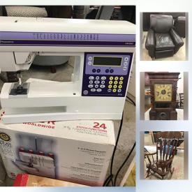 MaxSold Auction: This online auction features a Pro Form elliptical machine, antique sewing machines, a Samsung dryer, Bushnell telescope, a wide selection of home furnishing, decor and much more!