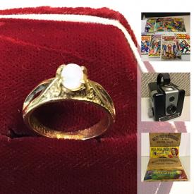 MaxSold Auction: This online auction features collectibles such as Wade figurines, vintage advertising, and trading cards, vintage comics such as Superman, The Amazing Spider-man, and Batman, hardcover books such as hardcover and antiques, jewelry such as 10k gold ring, and sterling rings, lamps, tableware, sports memorabilia, vintage toys, records and much more!