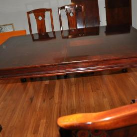 MaxSold Auction: This auction features Mirrors, Designer Coats, Crystal, Artwork, Thomasville Essence Dining Table and Chairs, Sofa With Chaise Ottoman, Rugs, Lamps, Javanese Textile, Fireplace Accessories, Samsung Flat Screen And Toshiba Blu Ray Player, Fur Capelet, Old Tapestry, Jewelry, Perfumes, Africa Stone Carving, Wicker, Exercise Equipment, Books, Buffet Chest, Singer Sewing Machine Table, Gazelle Freestyle and more!