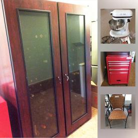 MaxSold Auction: This online auction features a 500 Bottle Wine Fridge, Restoration Hardware Dining Chairs, Crate and Barrel Leather Recliner, Crystal Stemware from Switzerland, Stihl Gas Weed eater, Jobmate Tool Chest, huge assortment of classical CDs and much more!