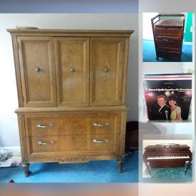 MaxSold Auction: This online auction features Skil Drill Model 51, Royal Copenhagen Plate, 20" Power Plus Steel Box Fan, Pewter Tea Set, Miniature Tea Set, Artist Drawing Table, Baby Rocking Horse, 9 Draw Bedroom Dresser, Mahogany Buffet, golf clubs and equipment and much more!