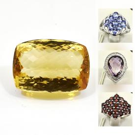 MaxSold Auction: This online auction features Natural Tanzanite Gemstone Ring, Natural Amethyst Gemstone Ring, Natural Citrine Gemstone Ring, Natural Garnet Gemstone Ring, Natural .90 Ct Yellow Sapphire Gemstone, Natural Citrine Gemstone Ring, Natural 7.16 CT Green Amethyst Gemstone and much more!