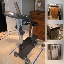 MaxSold Auction: This online auction features items such as a Nautilus B1000 exercise bike, a GE dishwasher, chandeliers, power tools, Lenox decor and much more!