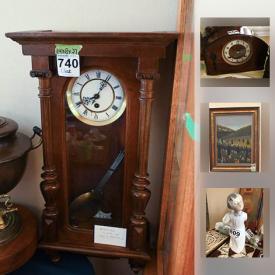 MaxSold Auction: This online auction features pottery, guitars, wall art, figurines, speakers, lamps, sewing machine, vintage camera, jewelry, collector spoons, toy box and much more.