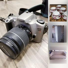 MaxSold Auction: This online auction features Hatchimals, closet doors, popcorn machine, Cups And Saucers, camera, book shelf and much more!