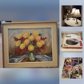 MaxSold Auction: This online auction features Gone with the Wind, Signed Books by Pat Boone, Art by E. Schwartz, Looney Tune Pens, Roomba, Wall Clock, Vintage Crocs, 6 Vintage Sport Pennants, Batman 429 A Death in the Family, Star Trek TPB and much more!