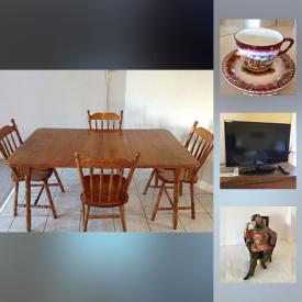 MaxSold Auction: This online auction features items such as Lladro figurines, a Kenwood surround sound system, Royal Doulton figurines, teak furniture and much more!