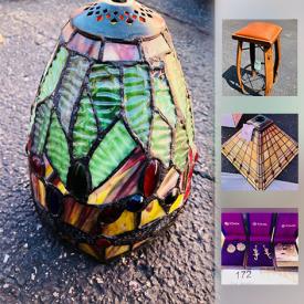 MaxSold Auction: This online auction features unique barrel stools, Lewellen bronze plaque, art glass lamp shades, Nepalese wool area rugs, Amish made wine cabinet, wind chimes, Laura Wilder Giclee prints and much more.