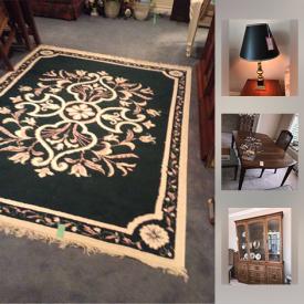 MaxSold Auction: This online auction features lamps, crystal, stemware, wall art, TV stands, shoes, vacuum, outdoor furniture, barbecue, luggage, holiday decor, air hockey table, books, LPs, CDs, fireplace tools and much more.