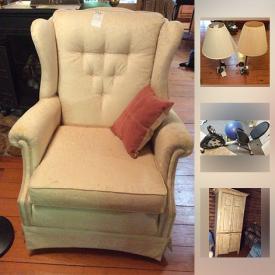 MaxSold Auction: This online auction features items such as antique needlepoint furniture, Noritake china, a Dell computer, a recumbent bicycle and much more!