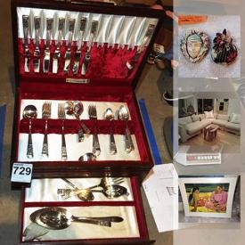 MaxSold Auction: This online auction features artworks, jewelry, art supplies, violin and case, Glass Sculpture, figurines,  outdoor and indoor furniture, electronics, Hand Truck, Hand Tools, Olympiette Electric Typewriter, toys and much more.