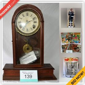 MaxSold Auction: This online auction features items such as a Wayne Gretzky cardboard cut-out, 10k gold and costume jewelry, vintage Barbies, comics, vinyl records, embroidered hockey crests and much more!