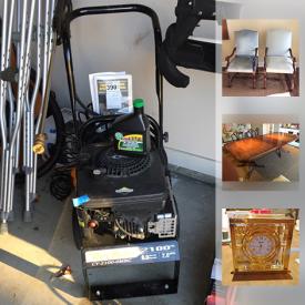 MaxSold Auction: This online auction features glassware, books, power washer, tools, ladder, books, board games, shelving, figurines, Apple electronics, pillows and much more.