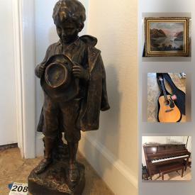 MaxSold Auction: This online auction features books, ladders, outdoor furniture, stuffed animals, glassware, lamps, figurines, wall art, speakers, decorative plates, dolls, tea sets, ceramics, jewelry, pottery, luggage and much more.