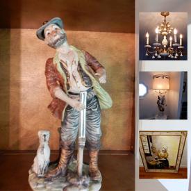 MaxSold Auction: This online auction features wall art, stemware, lamps, vintage stereo, figurines, chandelier, costume jewelry, china, flatware and much  more.