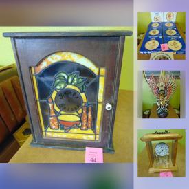 MaxSold Auction: This online auction features Adjustable Wood Drafting Table, Red Cast Iron Stand, Indonesian Demi God Wood Statue, Murano Blue and Red Glass Basket, Cloth American Flag, Karaoke Machine, Hummel Plates, Black and Decker Bench Grinder and much more!