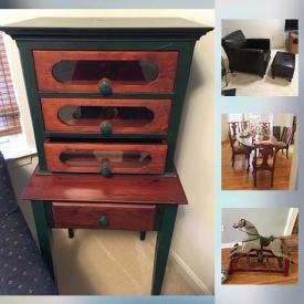 MaxSold Auction: This online auction features: furniture by La-Z-Boy, Alexander Taylor, Old Towne and more; giraffe decor; Sony flat screen television; decorative collectibles including Royal Copenhagen and Lenox; copper cookware; 2 corner cabinets; Steiff animals and much more.

