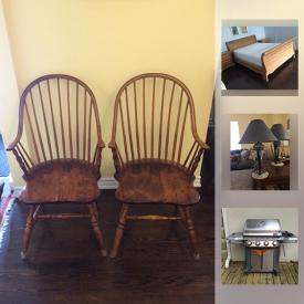 MaxSold Auction: This online auction features Night Tables, Blu Dot One Night Stand sofa bed, Telephone Table, Office Desk, Harvest-style pine dining table, Hoover SteamVac, Hurtta Dog Life Jacket and much more!