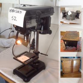 MaxSold Auction: This online auction features books, vacuum, china, shelving, power tools, ladders, crystal, toaster oven, barbecue, fans, fertilizer spreader and much more!