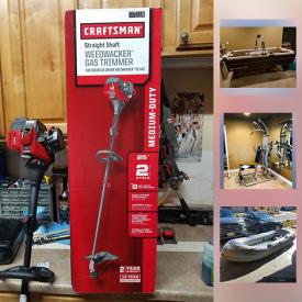 MaxSold Auction: This online auction features LEGO sets, shelving, speakers, air hockey table, camping equipment, Nerf toys, bicycles, golf clubs, glassware, flat screen TV, board games, exercise machines, mirrors, holiday decor and much more.