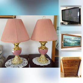 MaxSold Auction: This online auction features a flatscreen TV, home electronics, home furnishing, art and decor, dishware, microwave, auto jar opener, chair lift, a safe, treadmill, sewing machine, sterling silver cutlery, yard and garden tools, ladders and much more.