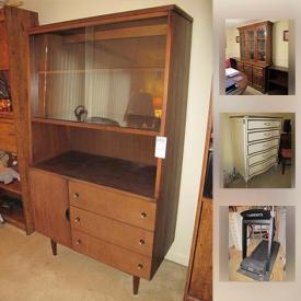 MaxSold Auction: This online auction features items such as a treadmill, waterfall vanity, Henredon furniture and more.