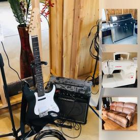 MaxSold Auction: This online auction features a Nintendo Wii, musical instruments, safe, computers, office equipment, luggage, wall art, sewing machine, toys, TVs, jewelry, mirrors, dishwasher, holiday decor, grill, tools, wheels and much more.