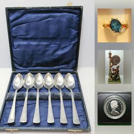 MaxSold Auction: This online auction features items such as sterling silver jewelry and silver plate items, 14k gold jewelry, comics dating back to the 1940s, an Expo 86 silver ingot and much more!