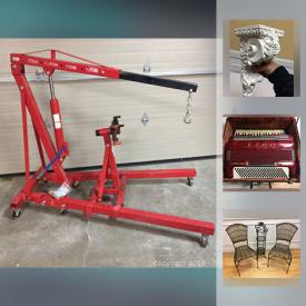 MaxSold Auction: This online auction features items such as golf gear, a First Act electric guitar, Kenwood sound equipment, a sandstone table and much more!