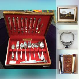 MaxSold Auction: This online auction features items such as silver plate cutlery, decorative panels, mink fur coats, 14 karat, jewelry and much more!