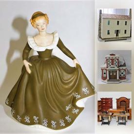 MaxSold Auction: This online auction features Doll Houses, Doll House Accessories, Royal Doulton Figurines, Rag Rug, Christmas Trees, Christmas Ornaments, Leafs Jerseys, Masks, Nike Fuel Band, Stamps, Bamboo Table and Chairs and much more!