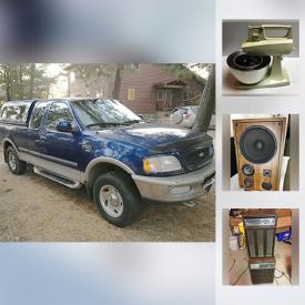 MaxSold Auction: This online auction features dehumidifier, coolers, Barbie, dinnerware set, speakers, Bocce Ball set, clarinet, grill, computer monitor, vintage washboards, hurricane lamps, 12-pc china set, metal toys, 1997 FORD F-150 truck and much more!