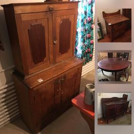 MaxSold Auction: This online auction features furniture, appliances, decors, collectibles, sterling silver, vintage item, office supplies, tools, toys and much more.