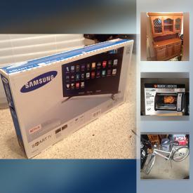 MaxSold Auction: This online auction features a flat screen TV, holiday decor, small kitchen appliances, fans, camping supplies, barbecue, speakers, shelving, suitcases, bicycle and much more.