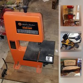 MaxSold Auction: This online auction features Task Force Drill Press, Duncan Phfye Table File Cabinet, Cub Cadet Riding Mower, Iron Table And Chairs, Plaster Lion Statues, Loveseat, Wood Corner Curio Cabinet, Hand Woven Rug, Electric Stove and much more !