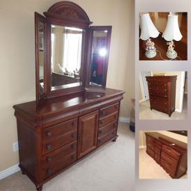 MaxSold Auction: This online auction features Curio Cabinet, Dining Set, Palliser Bedroom Set, Reclining Sofa, Chair, Loveseat,Sklar Peppler, Seating, Baker’s Rack , Swarovski Crystal Figurines, Kitchenware, Christmas Decor, Lawnmower, Grinder Tea Cups, , Sewing Machine , Model Trains and much more!