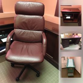 MaxSold Auction: This online auction features a medical office furnishings: Office desk, chairs, exam tables, scales, kitchen furnishings and much more!